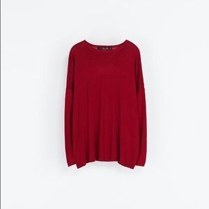 Zara Oversized Knit Sweater Size M EUC